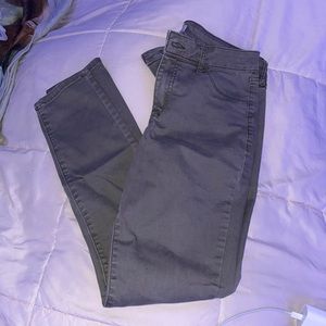 Olive green jeans